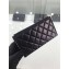 Chanel Lambskin Boy Pouch Clutch Bag A84478 Black/Silver