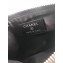 Chanel Lambskin Boy Pouch Clutch Bag A84478 Black/Silver