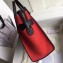 Celine Micro Luggage Bag in Original Black/Drummed Navy Blue/Crinkled Red