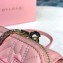 Bvlgari Serpenti Forever Belt Bag in Quilted Chevron Leather Pink 2019