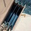 Bvlgari Serpenti Forever 18cm Crossbody Top Handle Bag Nude/Turquoise 2019