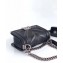 Chanel Embossed Chevron Small Boy Flap Bag Black 2019