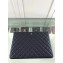 Chanel Classic Pouch Clutch Large Bag A82552 Caviar Leather Navy Blue/Silver