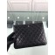 Chanel Classic Pouch Clutch Small Bag A82545 Lambskin Black/Silver