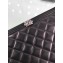 Chanel Boy Pouch Clutch Large Bag A84407 Lambskin Black/Silver