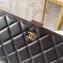 Chanel Classic Pouch Clutch Bag 70528 in Lambskin Black/Gold