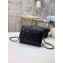 Chanel Small Clutch with Chain Bag 81465 in Lambskin Black