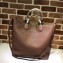 Gucci Ramble Reversible Tote Bag 370823 Brown