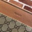 Gucci Ramble Layered GG Canvas Medium Tote Bag 370822 Brown