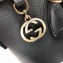 Gucci Interlocking G Charm Leather Tote Bag 449659 Gray