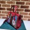 Gucci Web Ophidia GG Flora Print Small Tote Bag 547551 Red