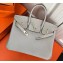 Hermes Birkin 25cm Bag Pearl Gray in Togo Leather With Gold Hardware