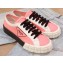 Prada Gabardine Fabric Low-top Sneakers Pink 2020