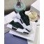 Dior D-Smash Sneakers in Tartan Fabric Black/Green 2020