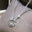Cartier Real 18k love necklace with diamonds White Gold