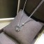 Cartier Real 18k love necklace with diamonds White Gold